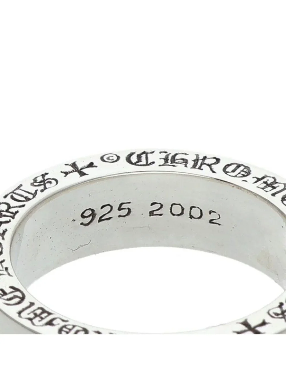 Chrome Hearts Spacer Pln Plain Silver Ring